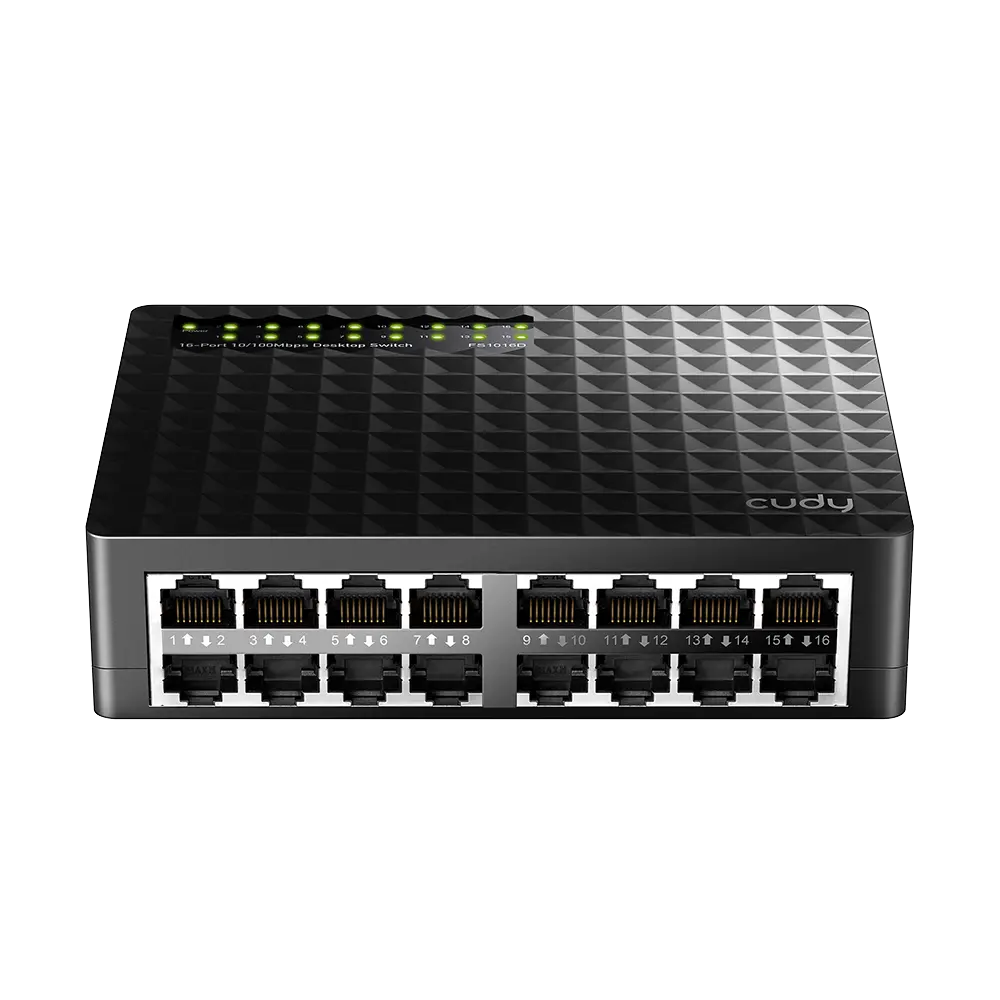 Cudy 16-Port 10/100 Mbps Desktop Switch FS1016D