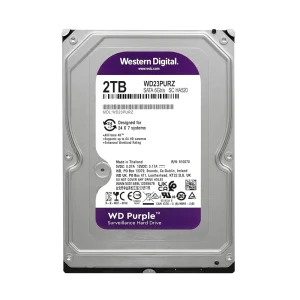 Western Digital 2TB WD Purple Surveillance Internal Hard Drive HDD – SATA 6 Gb/s, 64 MB Cache, 3.5″ – WD23PURZ