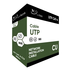 Wirkos LAN CABLE UTP Cat-6 4Pair/0.55 Cu,
