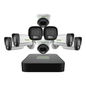 Camera set 8pcs 2MP - 1 NVR, 6 Bullet Camera, 2 Dome Camera