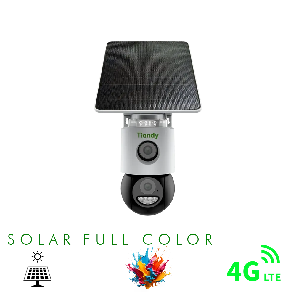 6MP Fixed Solar Color Maker 4G PT Camera TC-H363N 9DA-4